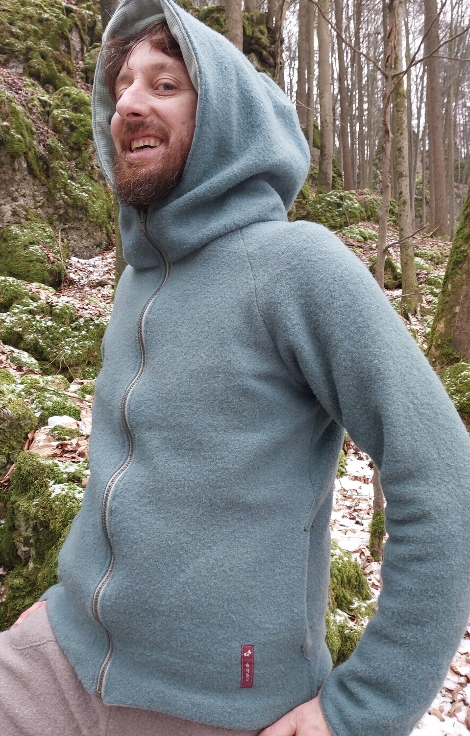 Jacke Winter „Frozen“ Mann Wollwalk