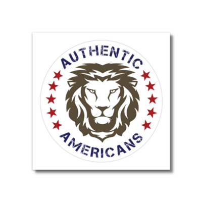 Authentic Americans Logo Sticker