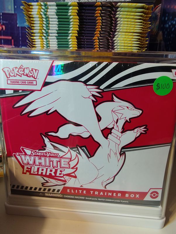 White Flare ETB Rip N Ship!