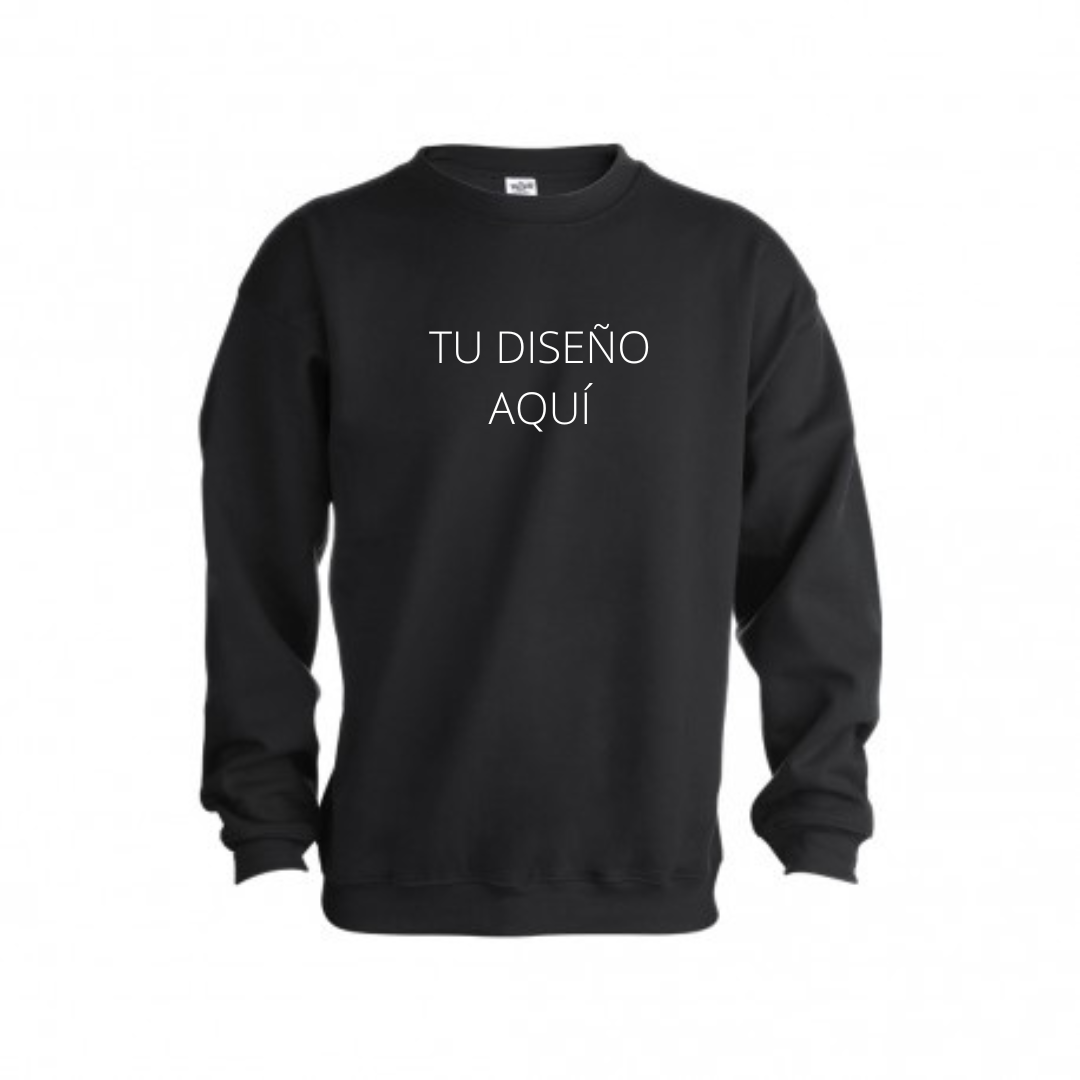 SUDADERA ADULTO SIN CAPUCHA PERSONALIZABLE