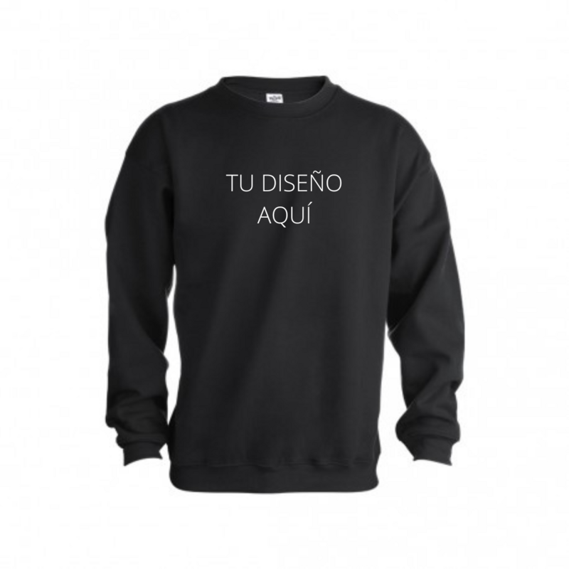 SUDADERA ADULTO SIN CAPUCHA PERSONALIZABLE