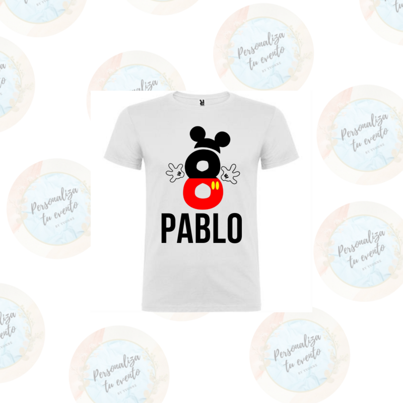 CAMISETA CUMPLEAÑERO NIÑO MANGA CORTA