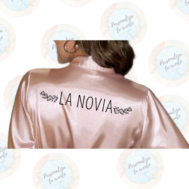 BATA DE NOVIA ROSA BASIC