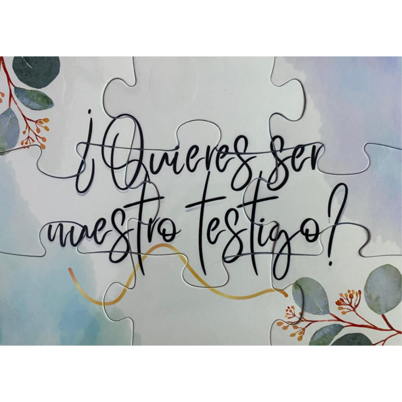 PUZZLE TESTIGO DE BODA