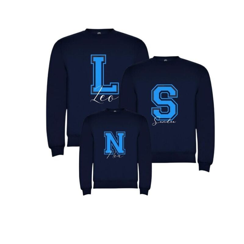 SUDADERA INICIAL + NOMBRE