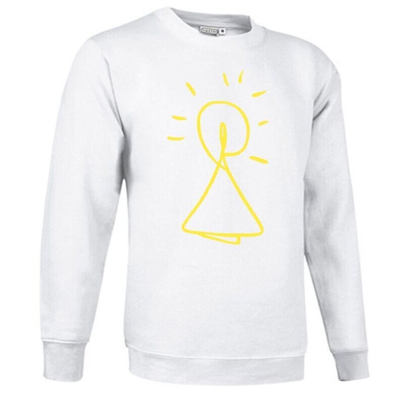 SUDADERA VIRGEN DEL PILAR BLANCA