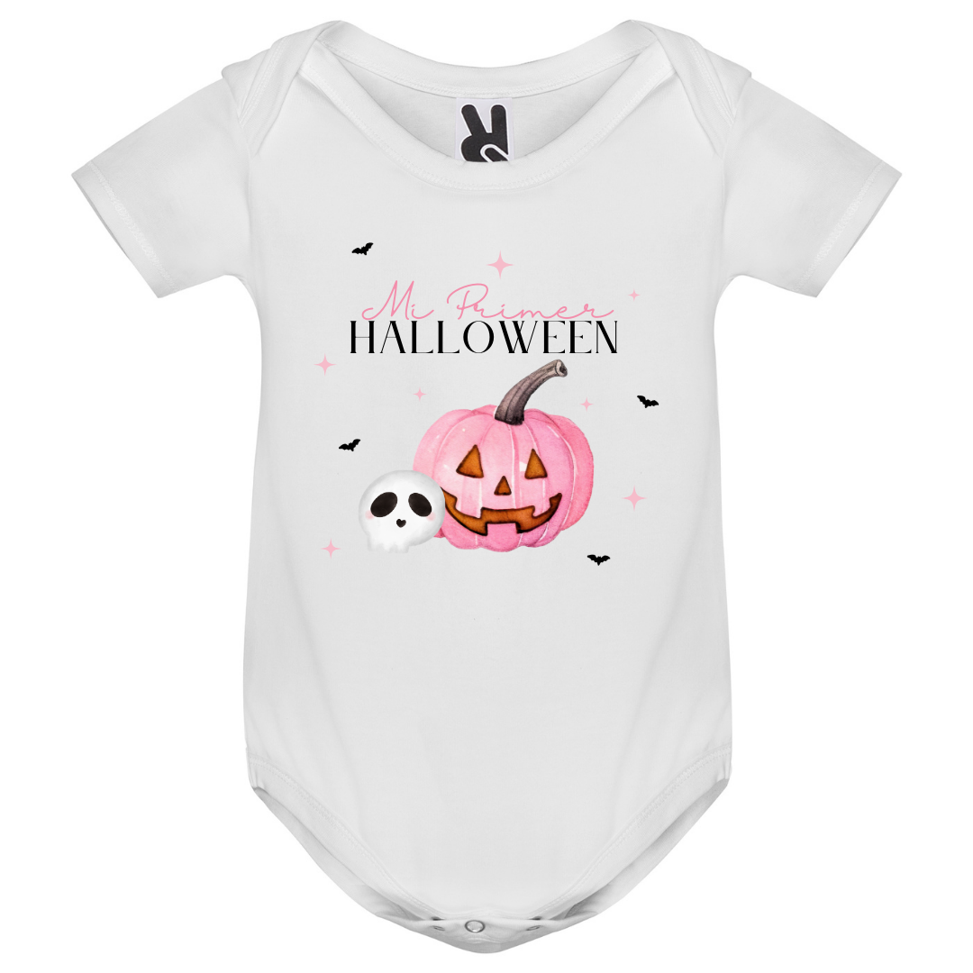 BODY MI PRIMER HALLOWEEN CALABAZA Y CALAVERA