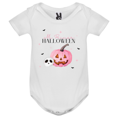 BODY MI PRIMER HALLOWEEN CALABAZA Y CALAVERA