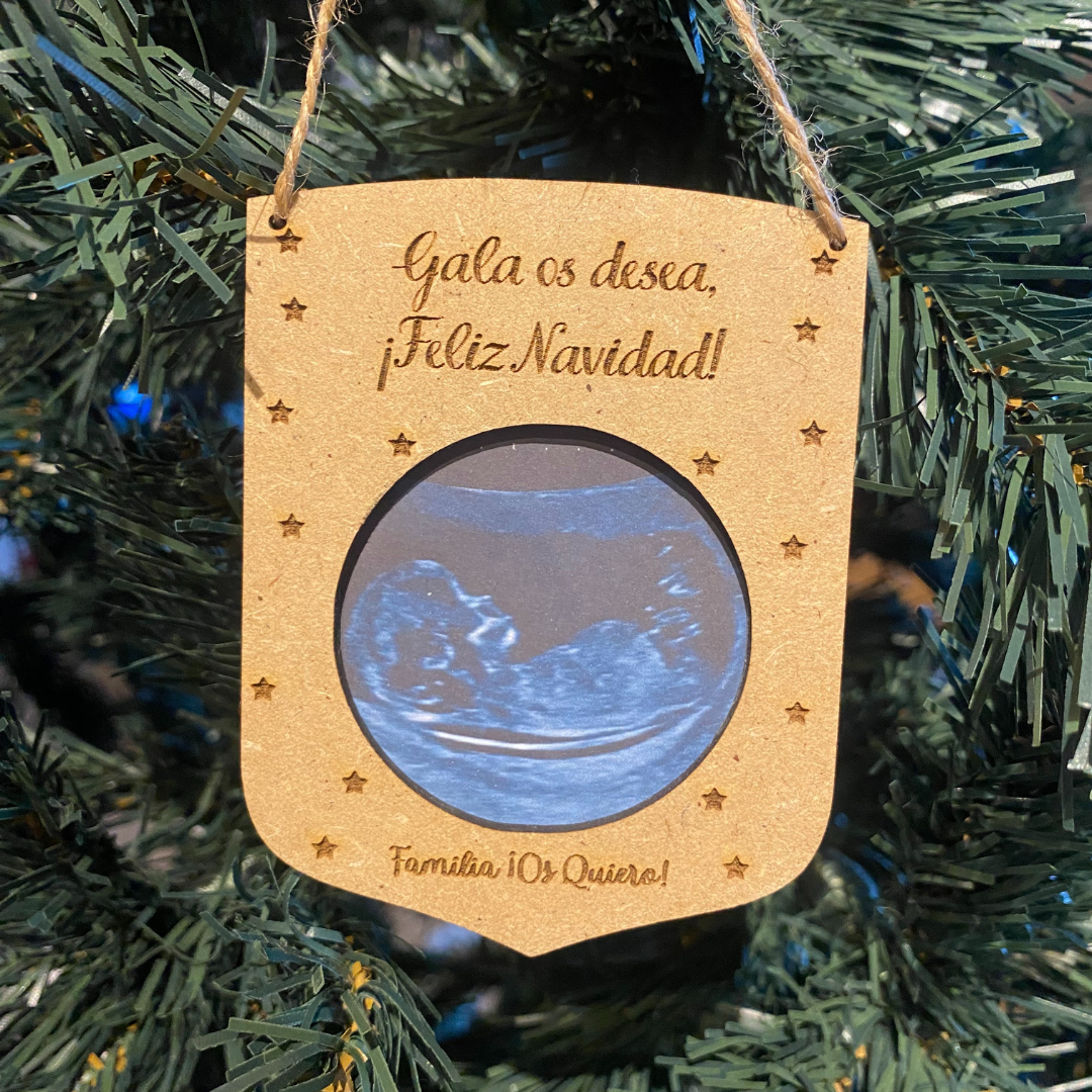 BOLA DE NAVIDAD MINI PORTAFOTOS FAMILIA