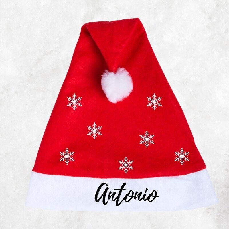 GORRO NAVIDEÑO PERSONALIZADO