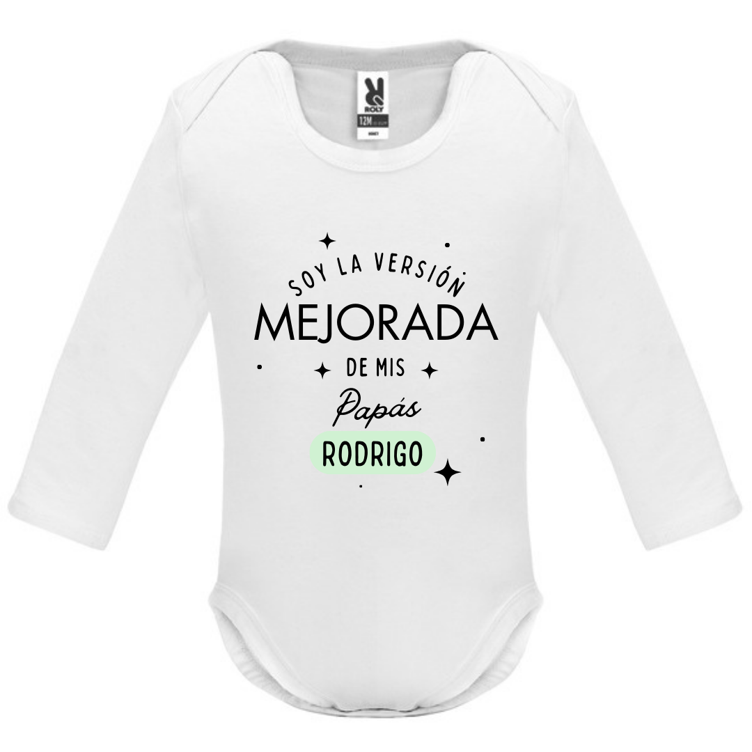 BODY SOY LA VERSIÓN MEJORADA DE MIS PAPÁS PERSONALIZADO