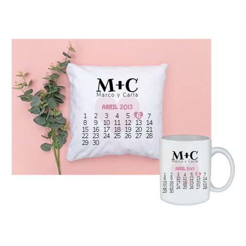 PACK COJÍN + TAZA PERSONALIZADA