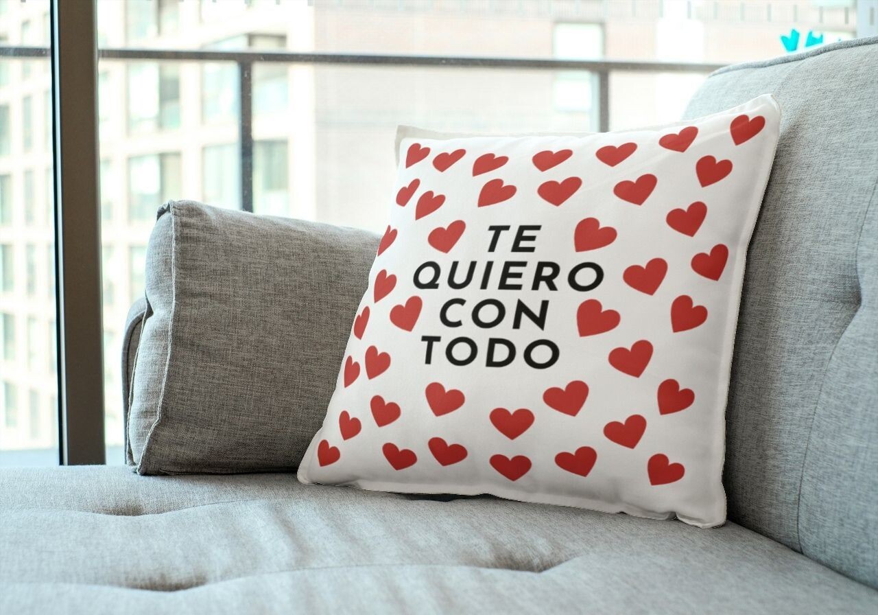 COJÍN TE QUIERO CON TODO