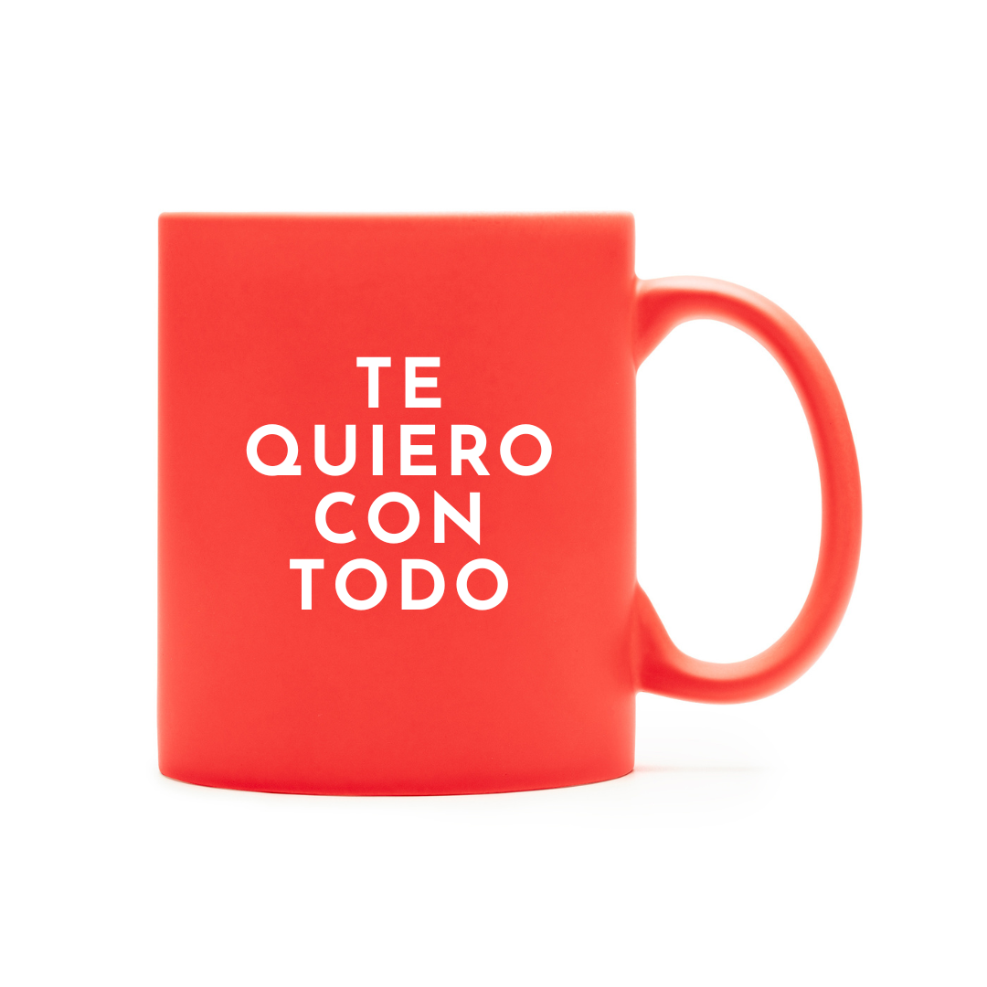 TAZA ROJA PERSONALIZADA