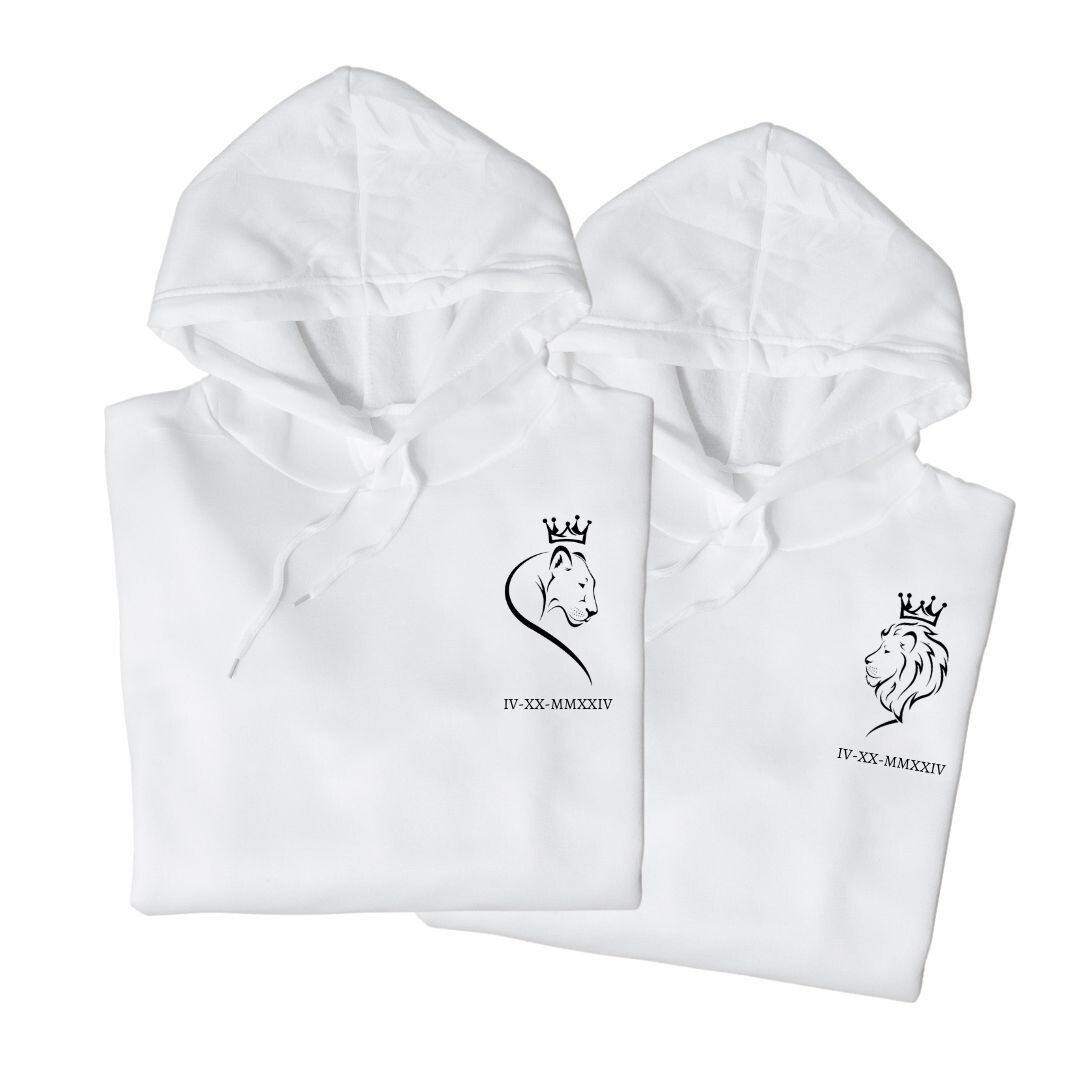 DUO SUDADERAS PAREJA LEONES