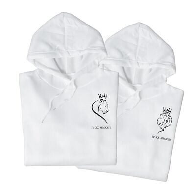 DUO SUDADERAS PAREJA LEONES