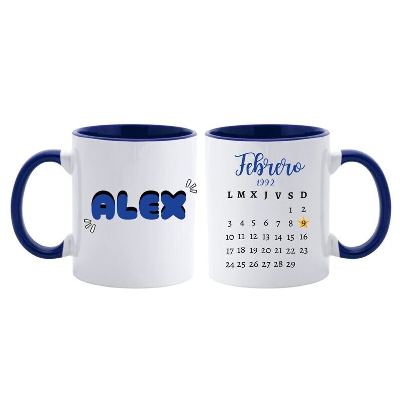 TAZA CALENDARIO