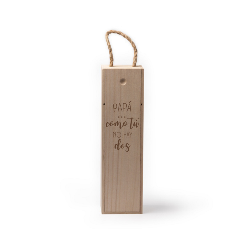 CAJA DE BOTELLA DE VINO PAPÁ