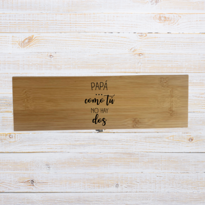 SET DE VINO PAPÁ COMO TU NO HAY DOS