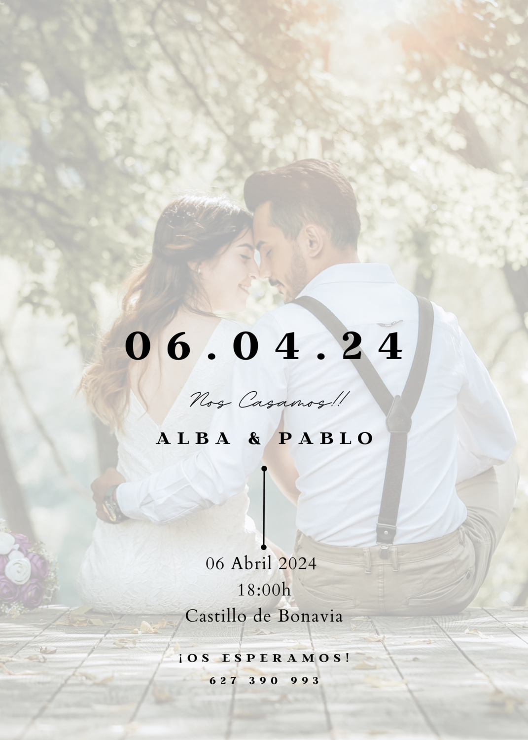 INVITACIÓN DE BODA FOTO BASIC
