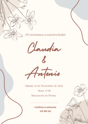 INVITACIÓN DE BODA ART