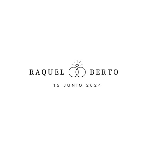 SELLO DE BODA PERSONALIZADO ANILLOS