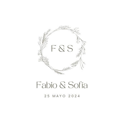 SELLO DE BODA PERSONALIZADO GARDEN