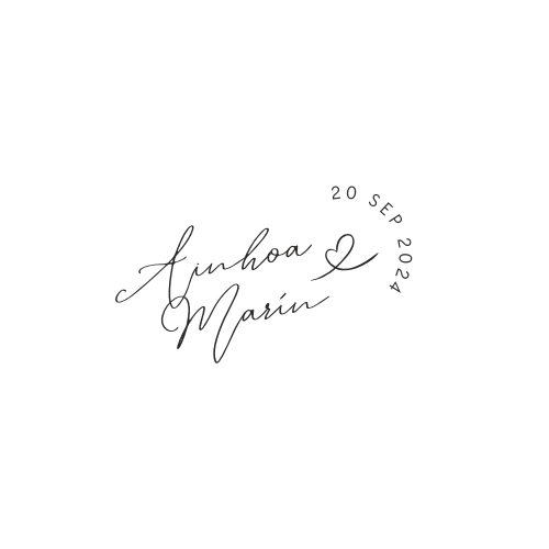 SELLO DE BODA PERSONALIZADO GRAFIC