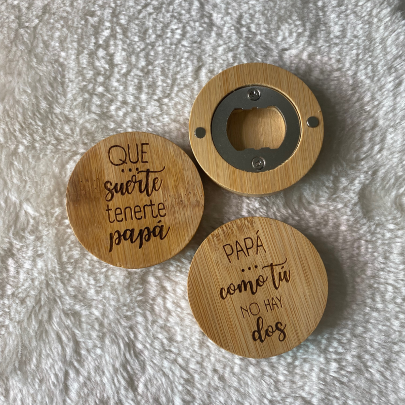 ABRIDOR DE MADERA PAPÁ