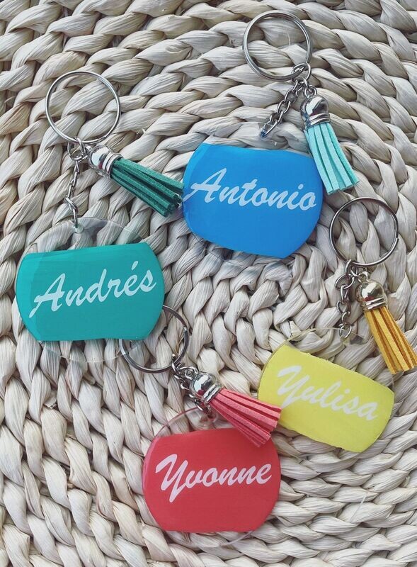 LLAVERO PERSONALIZADO PINTADO A MANO