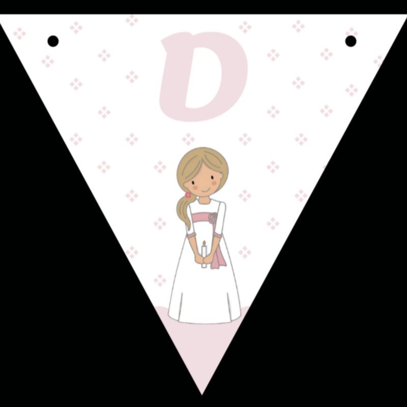 BANDERÍN COMUNIÓN PERSONALIZADO