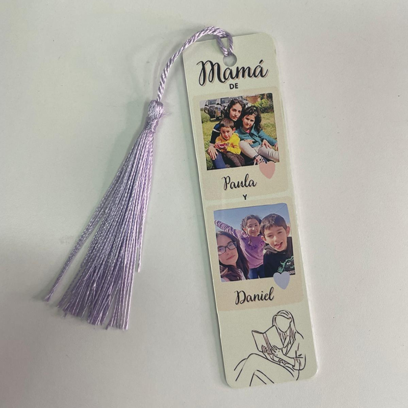 MARCAPÁGINAS PERSONALIZADO CON FOTOS