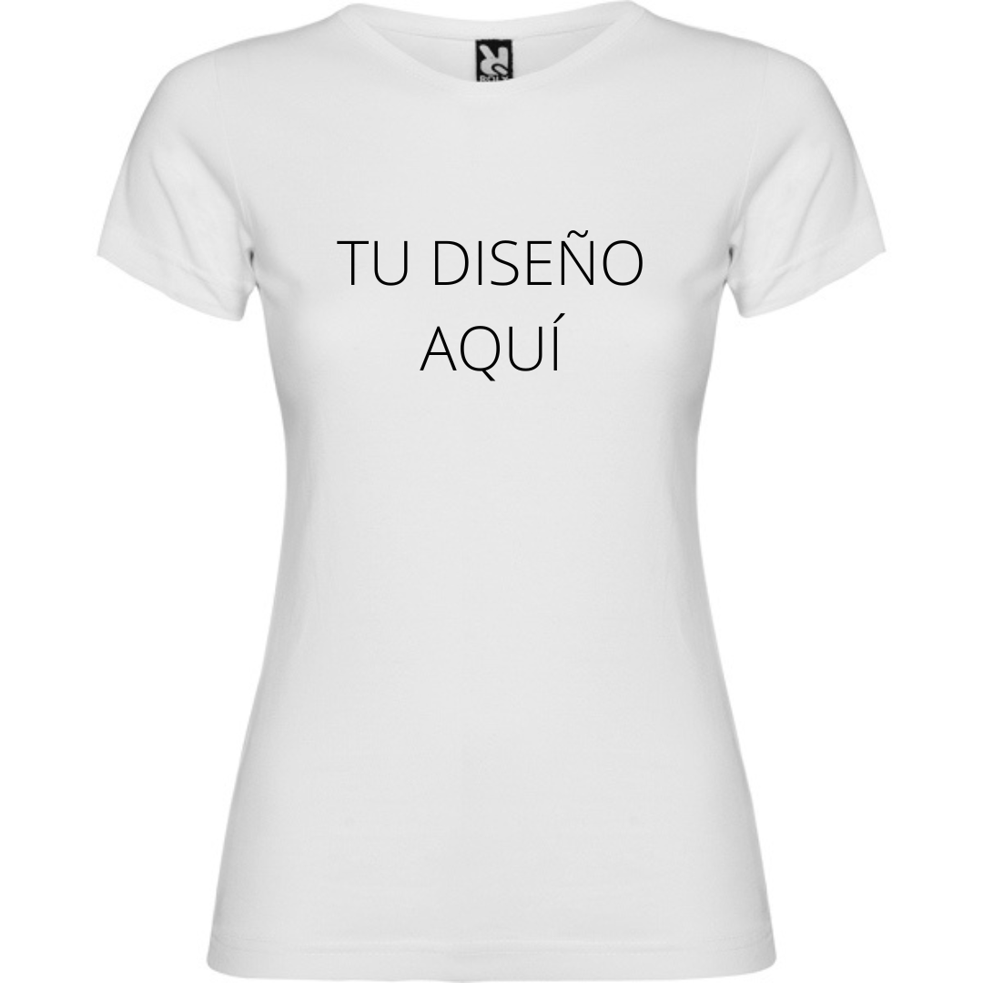 CAMISETA MANGA CORTA ADULTO - MUJER PERSONALIZABLE