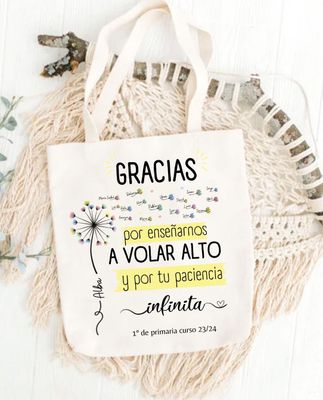 TOTE BAG PROFE DIENTE DE LEÓN