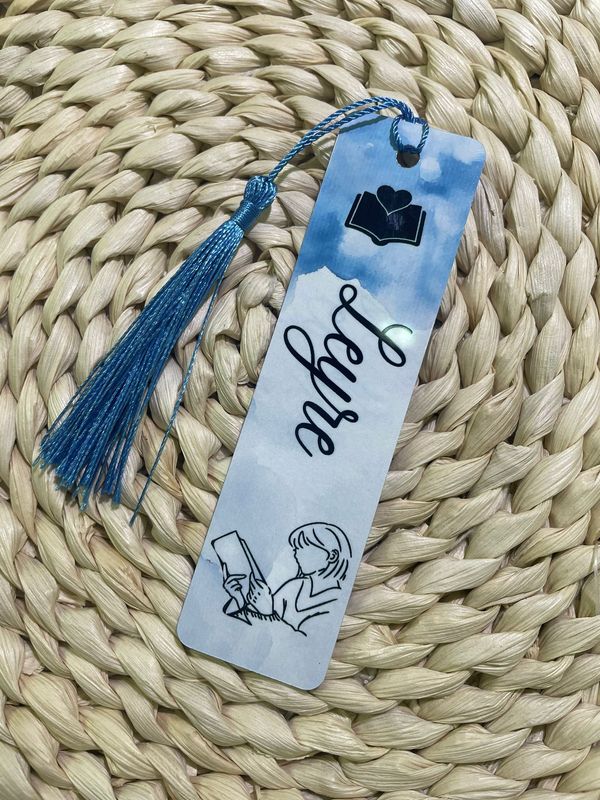 MARCAPÁGINAS PERSONALIZADO AZUL