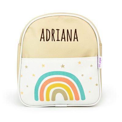 Mochila Guardería Personalizada Arcoiris