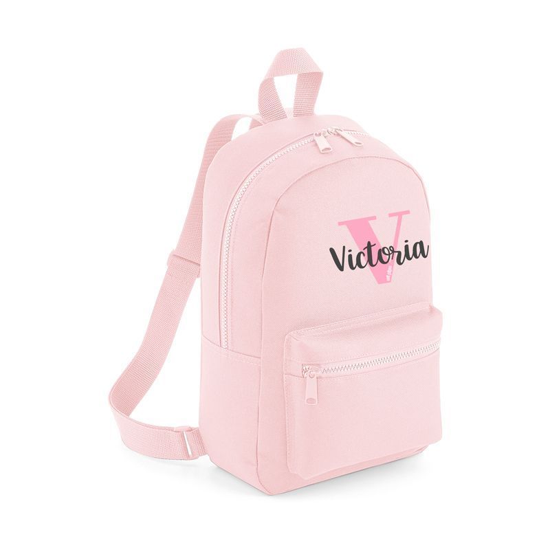 Mochila Personalizada Medium Nylon Inicial