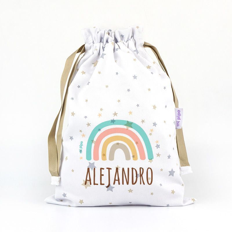 Bolsa de Ropa de Cambio Personalizada Arcoiris