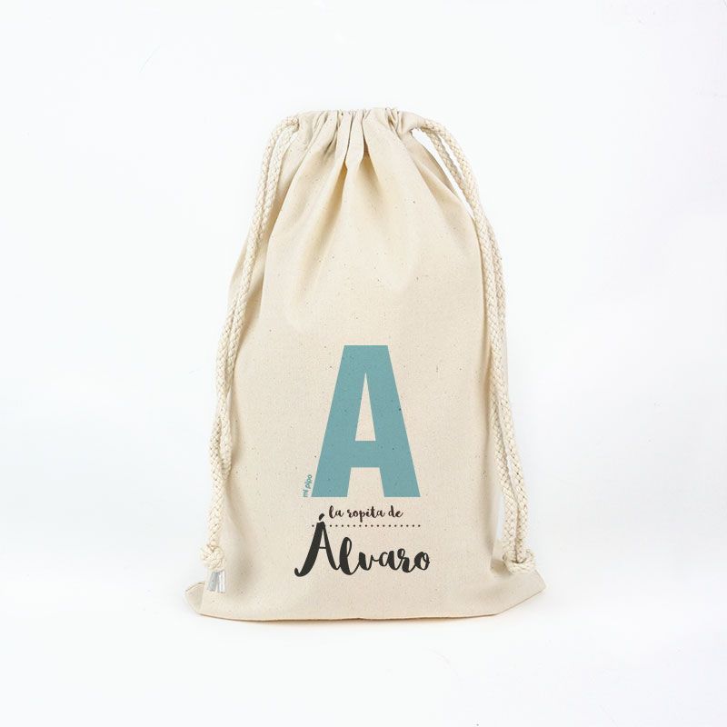 Bolsa de Ropa de Cambio Personalizada Iniciales