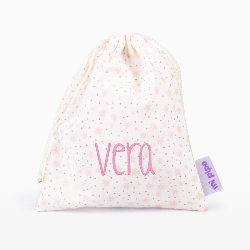 Bolsa de Almuerzo Personalizada Estrellas Rosas