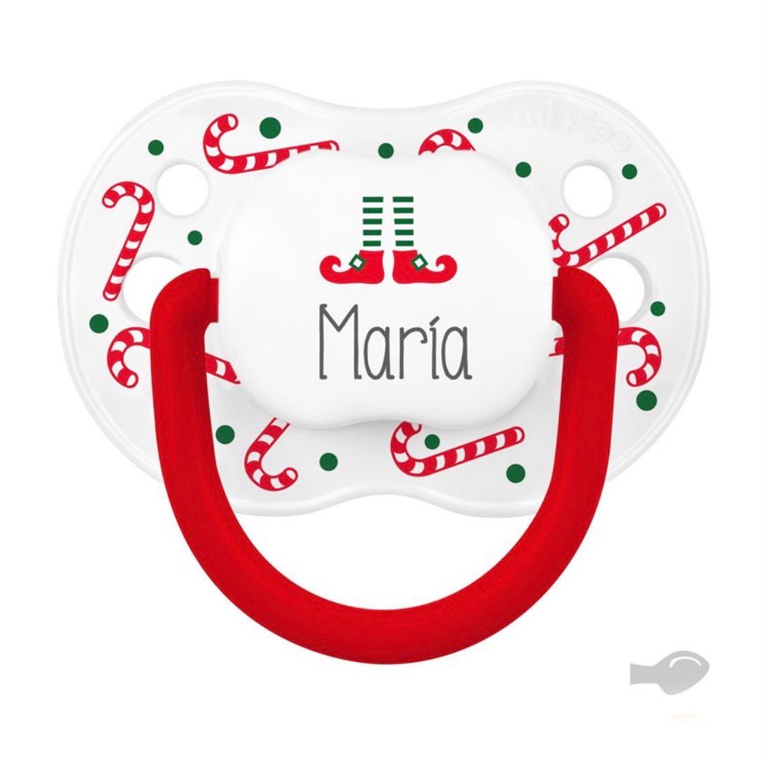 CHUPETE DE NAVIDAD PERSONALIZADO ELFO