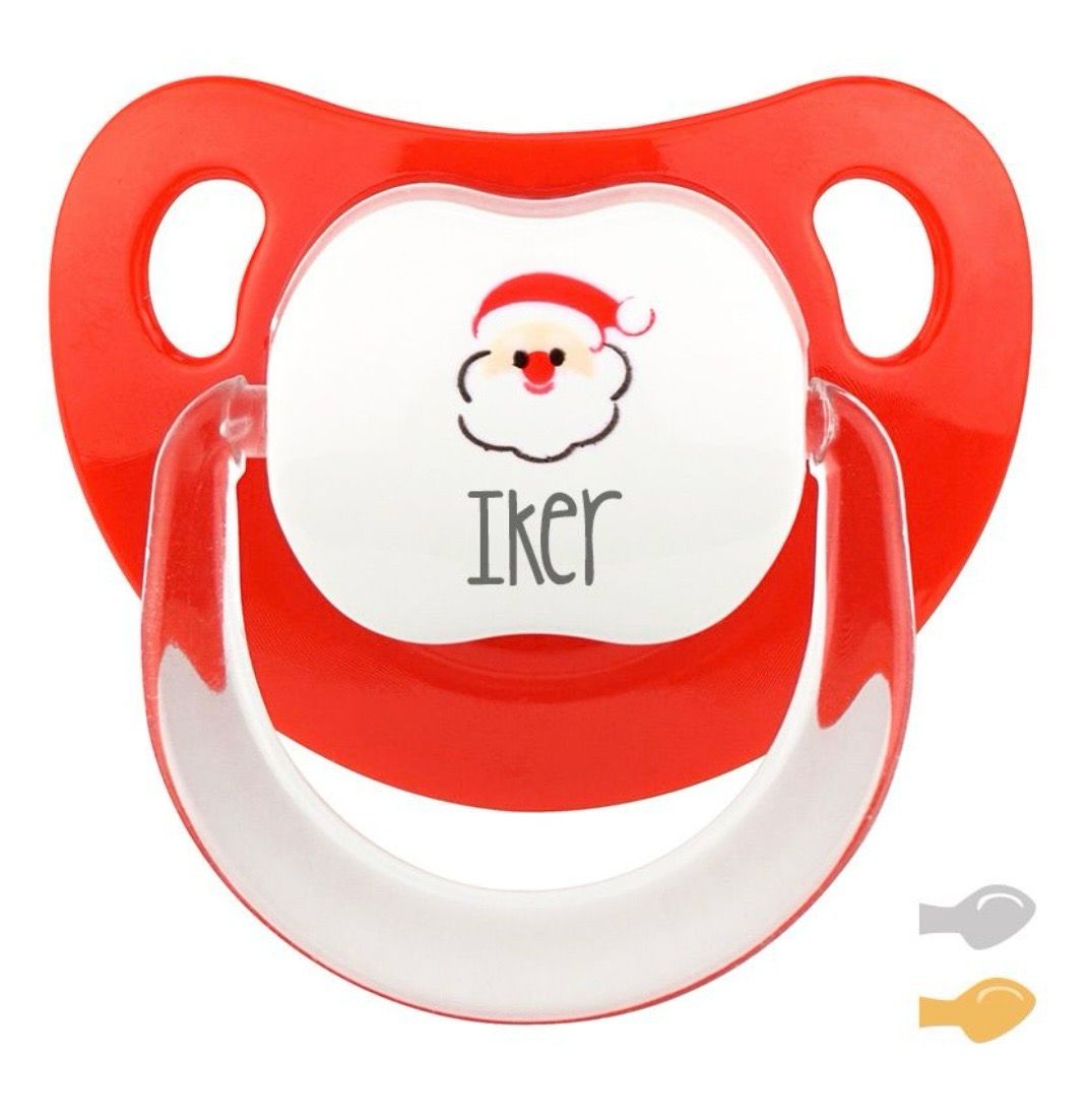 CHUPETE DE NAVIDAD PERSONALIZADO PAPA NOEL