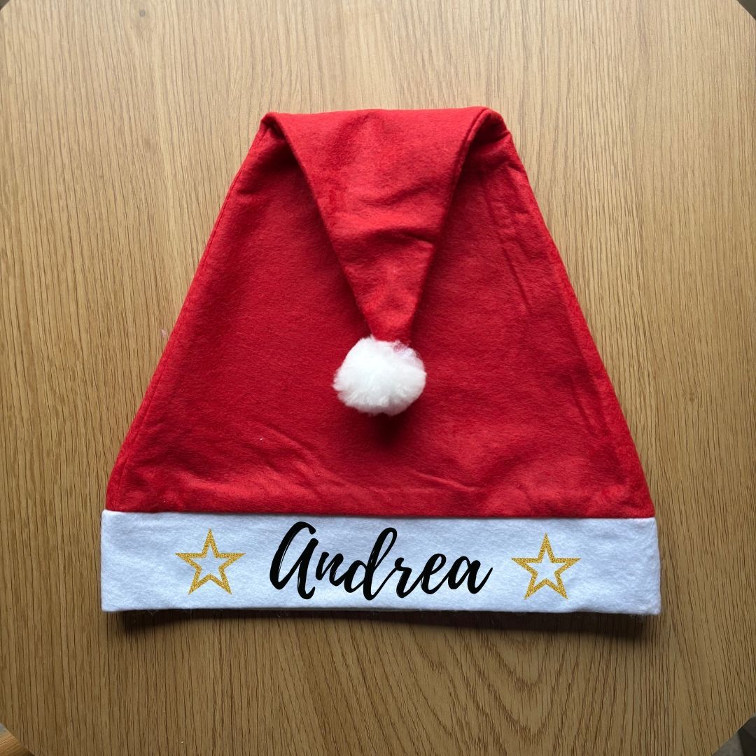 Gorro Navideño Personalizado ESTRELLAS