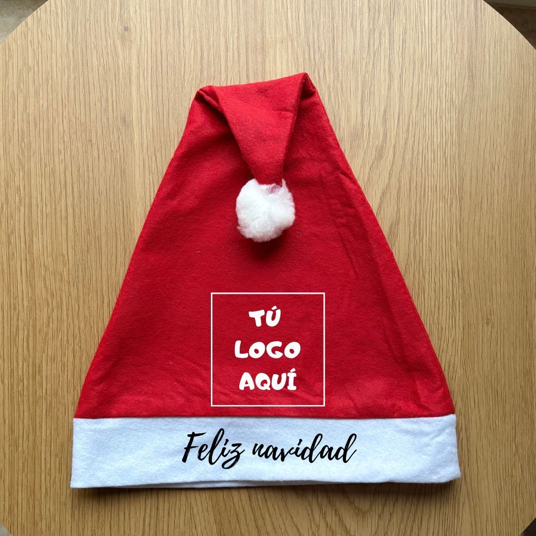 Gorro Navideño TU LOGO