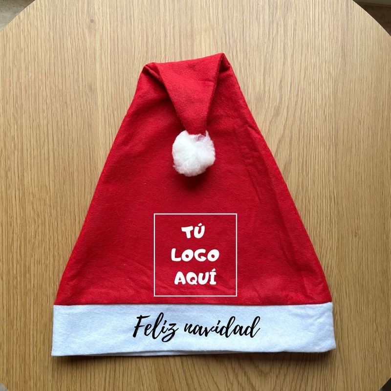 Gorro Navideño TU LOGO