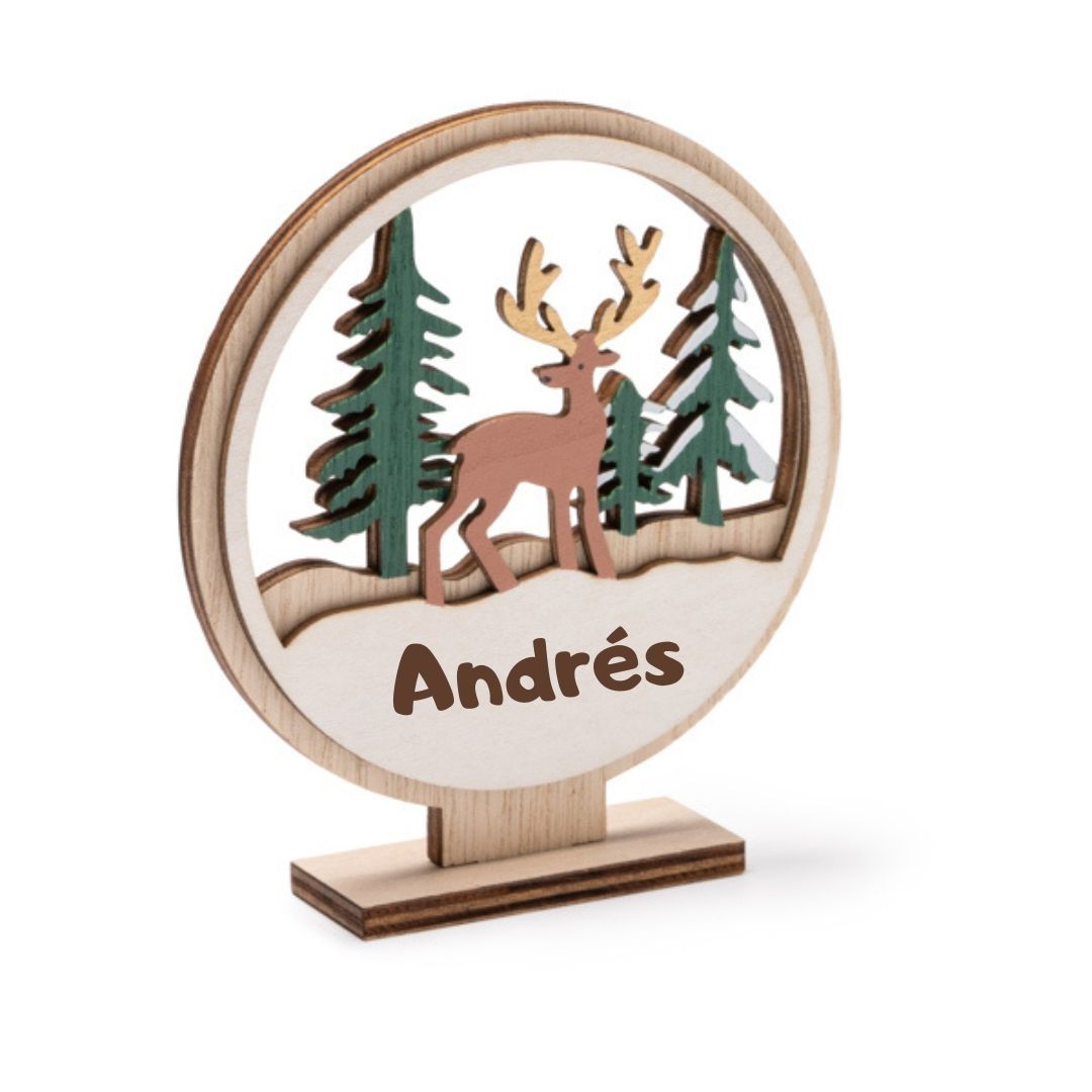 Adorno navideño personalizado RENO