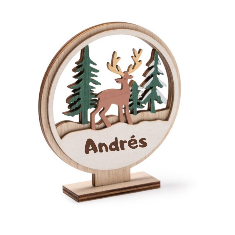 Adorno navideño personalizado RENO