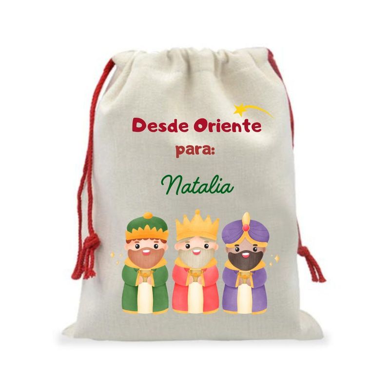 Saco de Navidad Personalizado desde Oriente REYES
