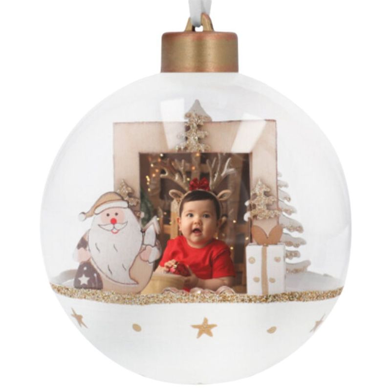 BOLA DE NAVIDAD CON FOTO 3D