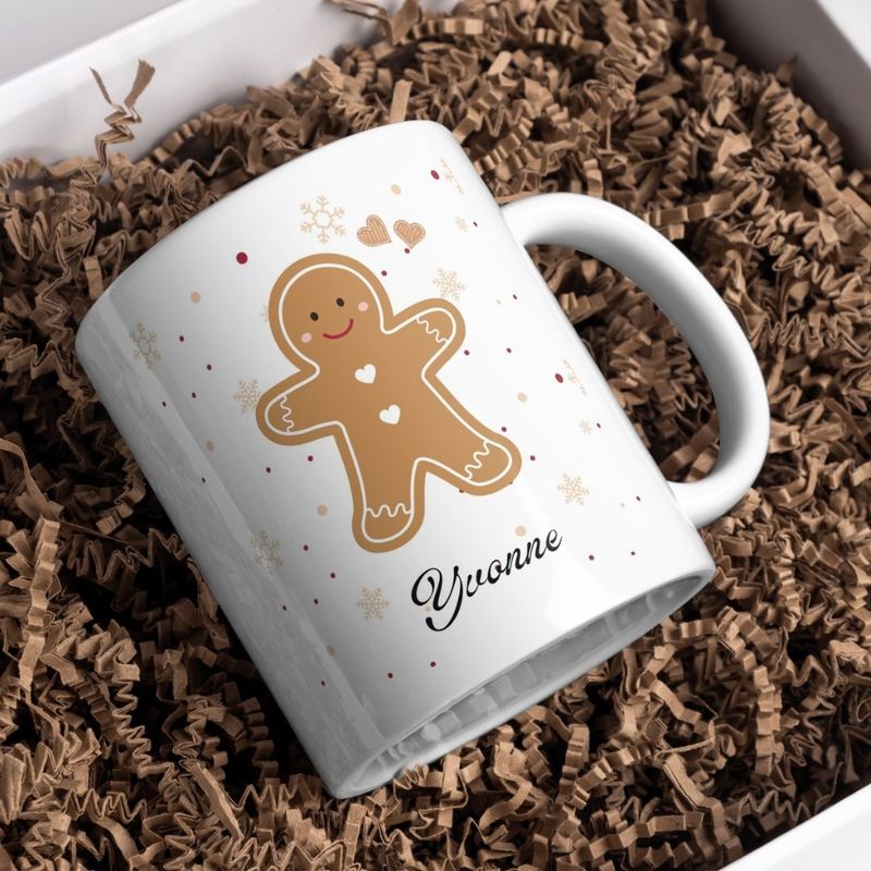 Taza de Navidad Personalizada GALLETA